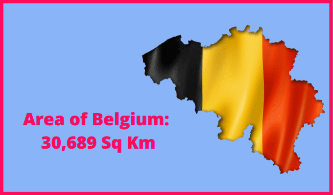 Area of Belgium compared to Majorca