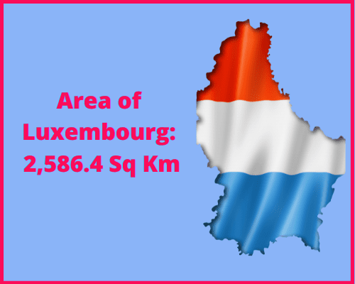 Area of Luxembourg compared to Corsica