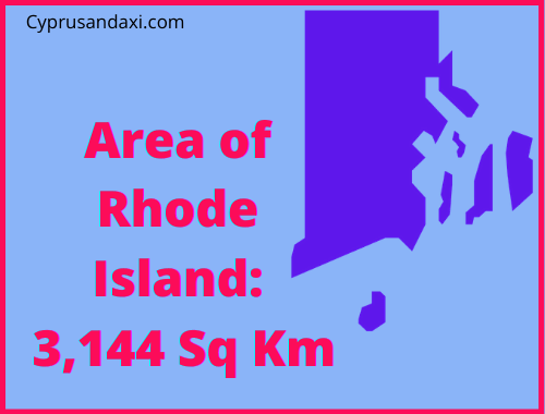Area of Rhode Island compared to France