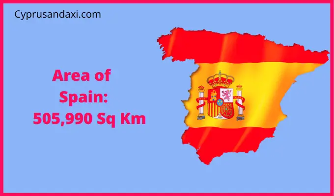 Area of Spain compared to Madagascar