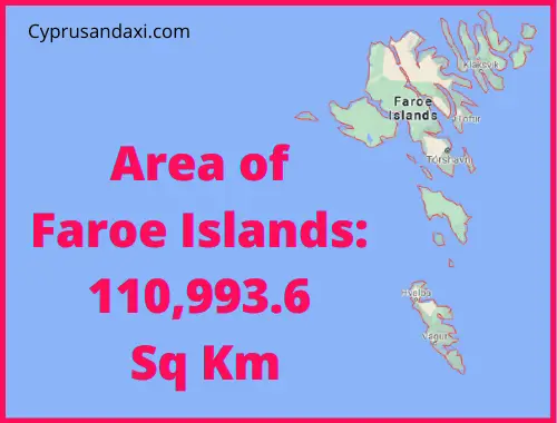 Area of the Faroe Islands compared to Majorca