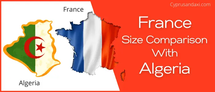 Is France bigger than Algeria