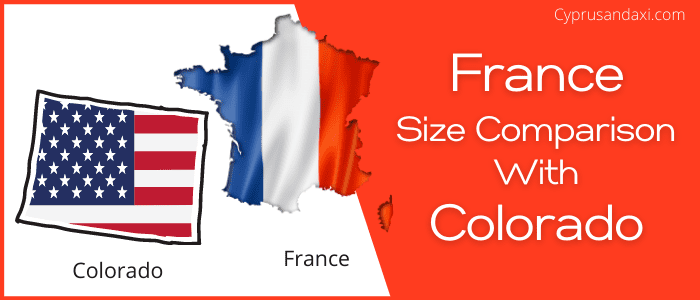 Is France bigger than Colorado