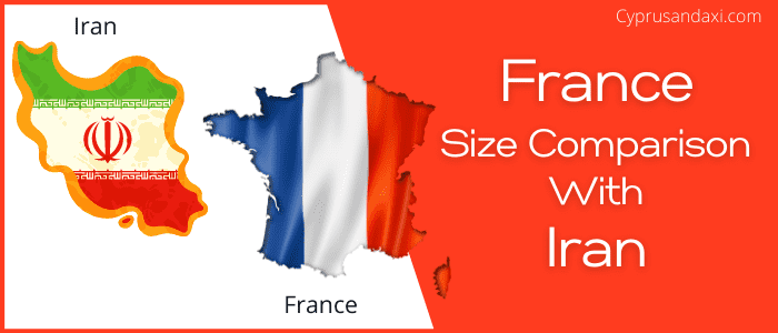 Is France bigger than Iran