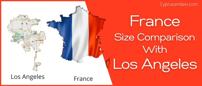 Is France bigger than Los Angeles