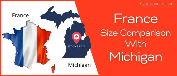 Is France bigger than Michigan