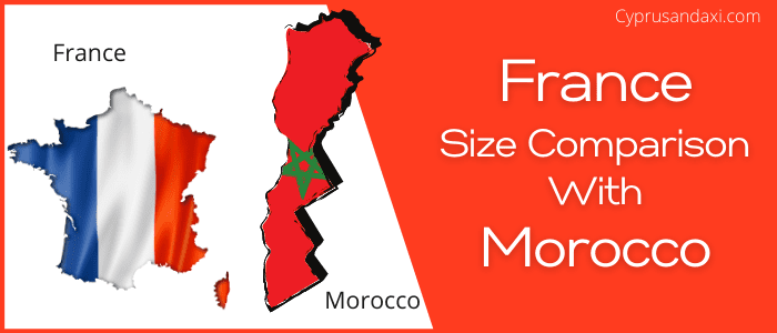 Is France bigger than Morocco