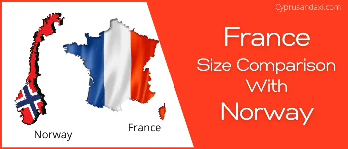 Is France bigger than Norway
