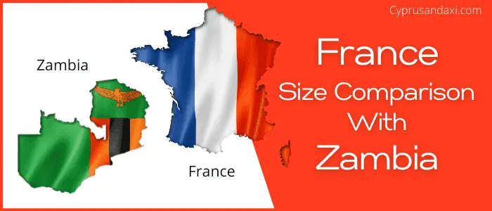 Is France bigger than Zambia