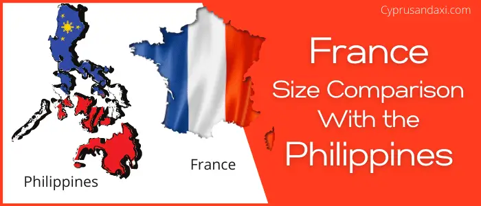 Is France bigger than the Philippines