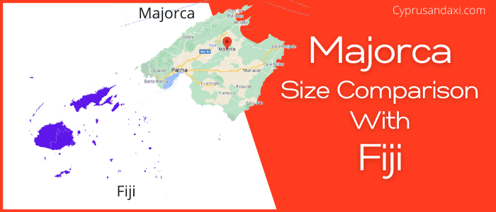 Is Majorca bigger than Fiji