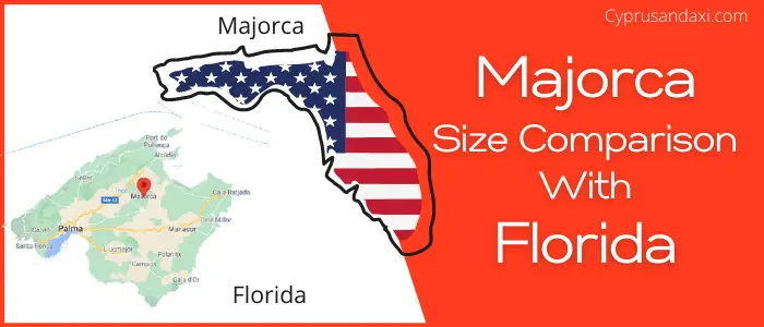 Is Majorca bigger than Florida