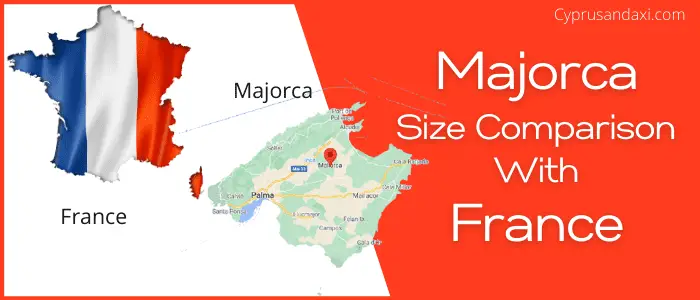 Is Majorca bigger than France