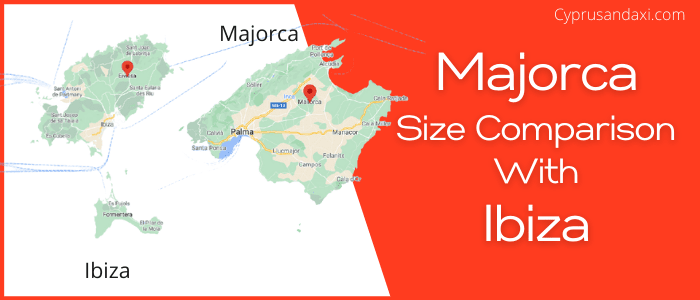 Is Majorca bigger than Ibiza