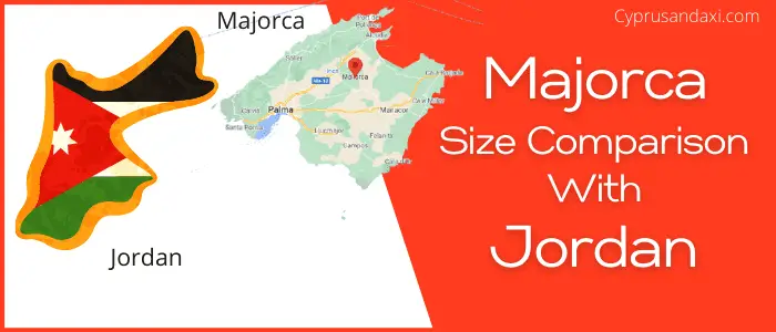 Is Majorca bigger than Jordan