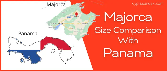 Is Majorca bigger than Panama