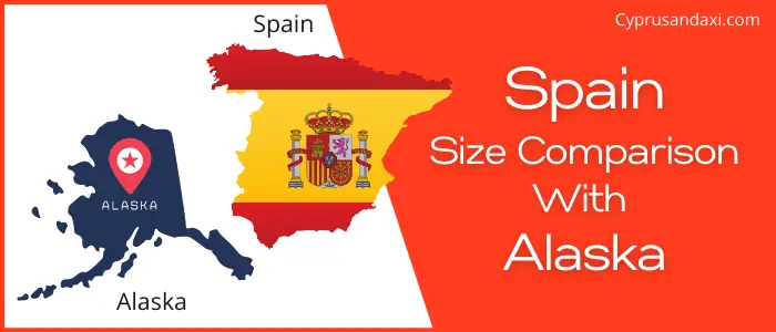 Is Spain bigger than Alaska