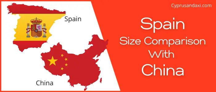 Is Spain bigger than China