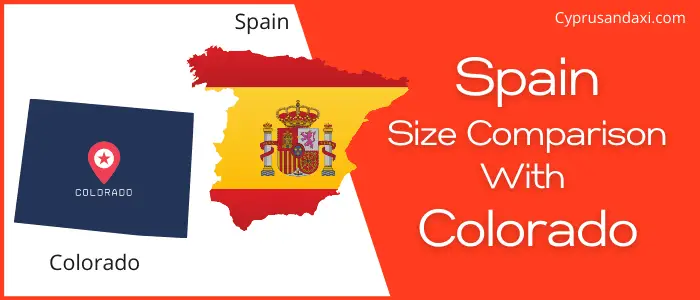 Is Spain bigger than Colorado