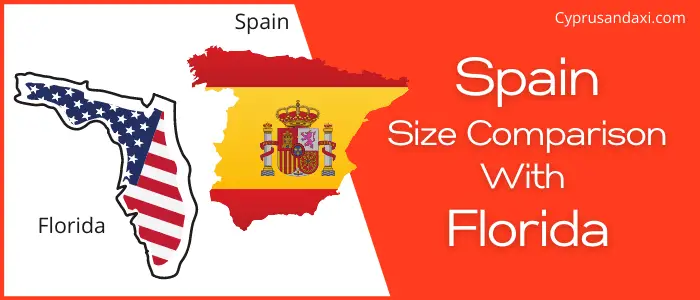 Is Spain bigger than Florida