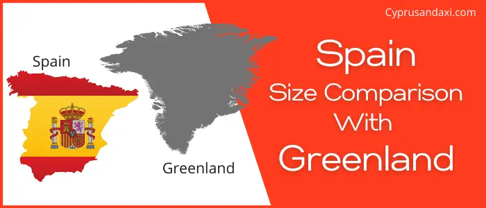 Is Spain bigger than Greenland