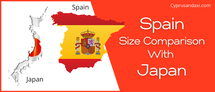 Is Spain bigger than Japan