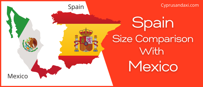 Is Spain bigger than Mexico