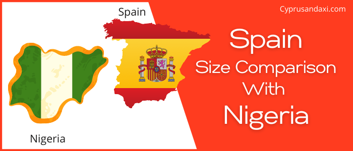 Is Spain bigger than Nigeria
