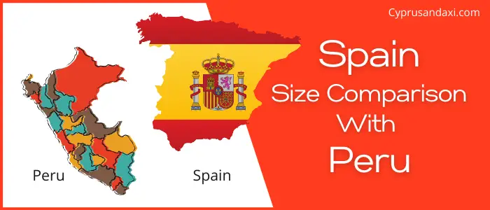 Is Spain bigger than Peru