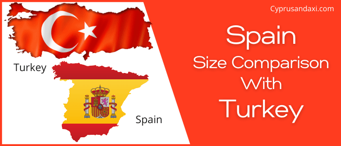 Is Spain bigger than Turkey