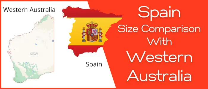 Is Spain bigger than Western Australia