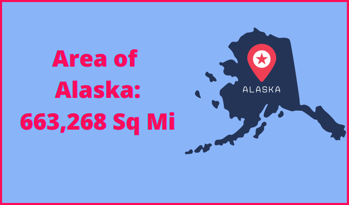 Area of Alaska compared to New Jersey