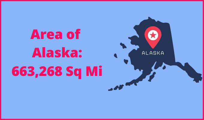 Area of Alaska compared to New York