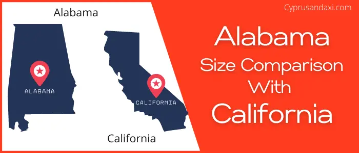 Is Alabama bigger than California