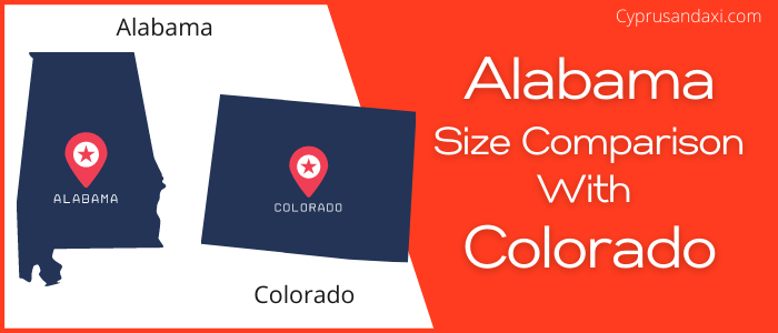 Is Alabama bigger than Colorado