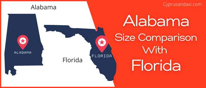 Is Alabama bigger than Florida