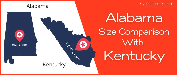 Is Alabama bigger than Kentucky