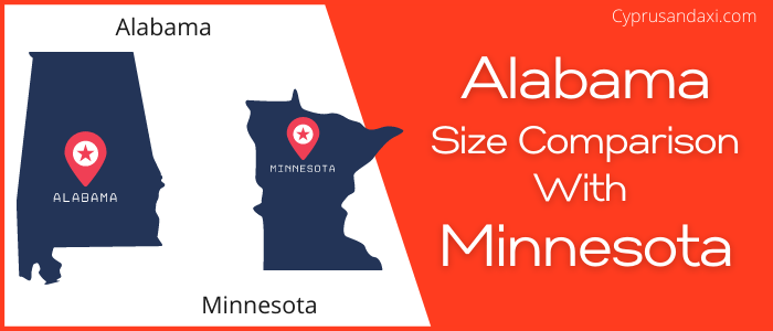 Is Alabama bigger than Minnesota
