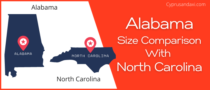Is Alabama bigger than North Carolina
