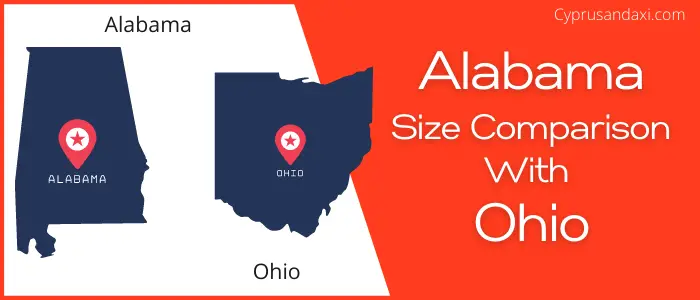Is Alabama bigger than Ohio