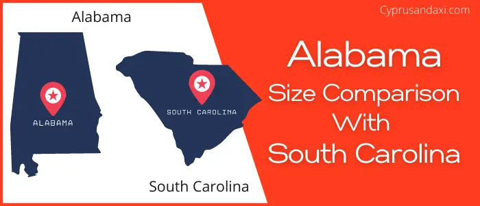 Is Alabama bigger than South Carolina