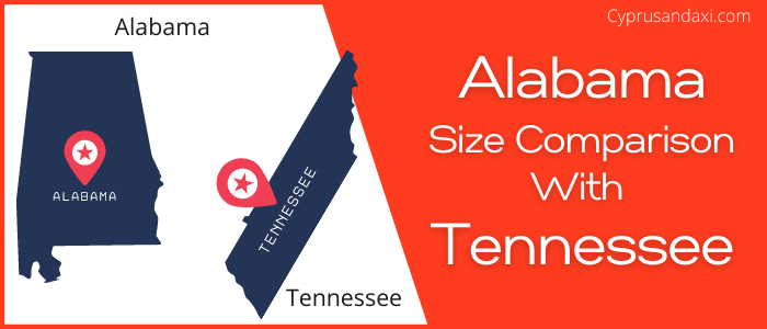 Is Alabama bigger than Tennessee