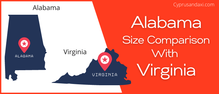 Is Alabama bigger than Virginia