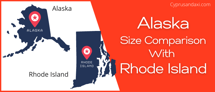 Is Alaska bigger than Rhode Island