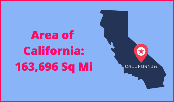 Area of California compared to Georgia