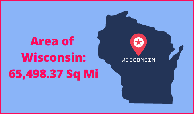 Area of Wisconsin compared to Georgia