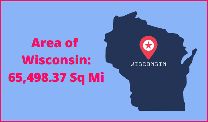 Area Of Wisconsin Compared To Illinois 