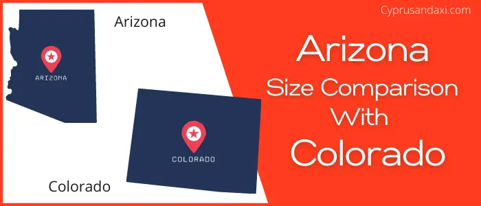 Is Arizona bigger than Colorado