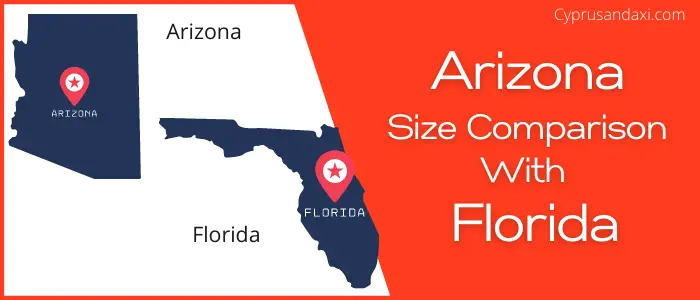 Is Arizona bigger than Florida
