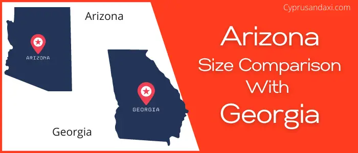 Is Arizona bigger than Georgia